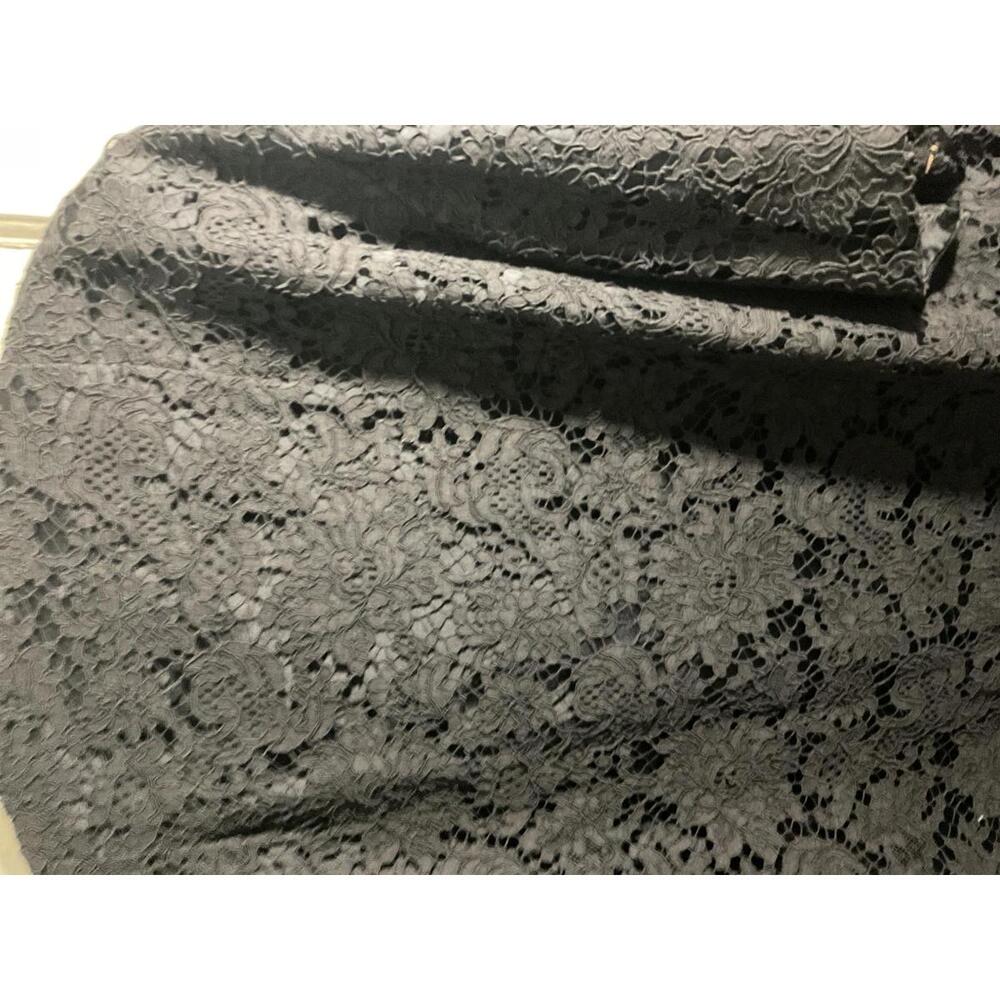 Elegant Black Lace Bolero Jacket with Beautiful Jeweled Buttons Large/XLarge - Picture 11 of 14
